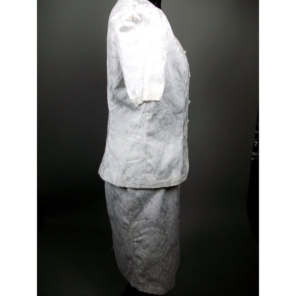 Vintage Kathie Lee Plaza South Skirt Jacket Mom Suit size 10 1990’s - Picture 5 of 5